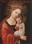 ALTDORFER, Albrecht Mary with the Child  kkk oil painting on canvas